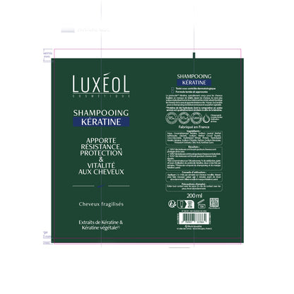 LUXEOL Keratin Resistance Schutz- und Vitalitätsshampoo für brüchiges Haar