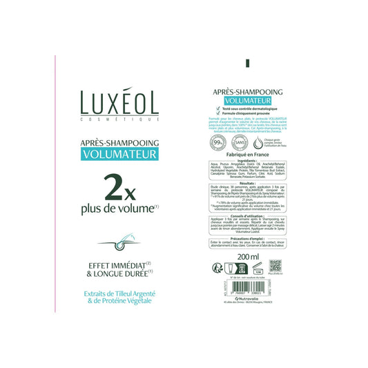 LUXEOL Volumizing Conditioner for Fine and Flat Hair