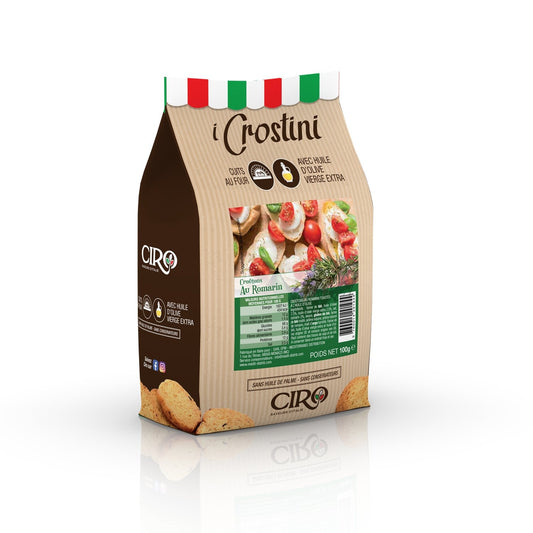 CIRO Rosemary Crostini Aperitif Biscuits