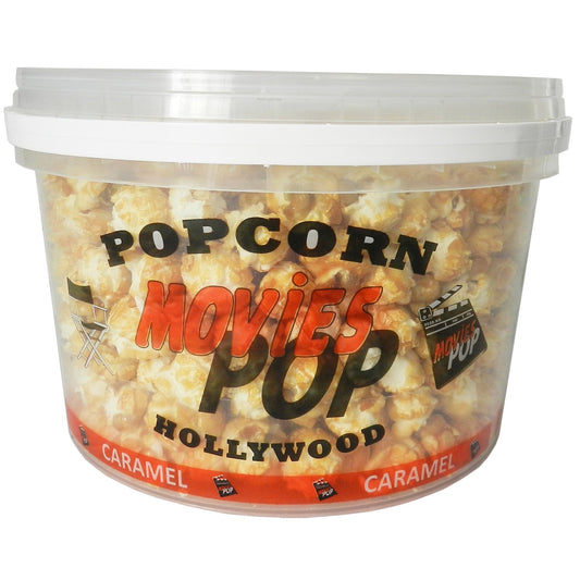 Popcorn au Caramel MOVIES POP le seau de 350g