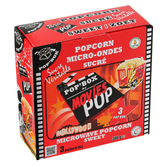 Popcorn Sucréé MOVIES POP le paquet de 300g
