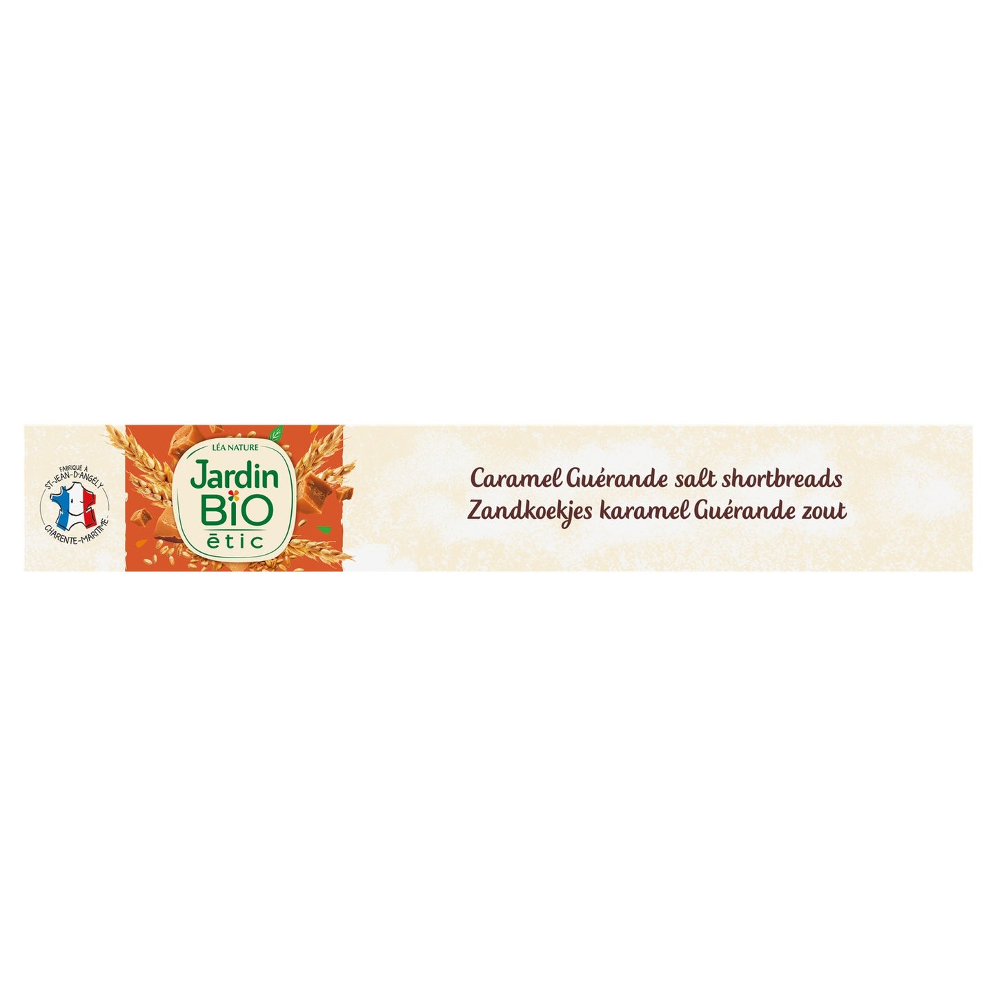Organic Guérande Salt Caramel Shortbread Biscuits JARDIN BIO ETIC