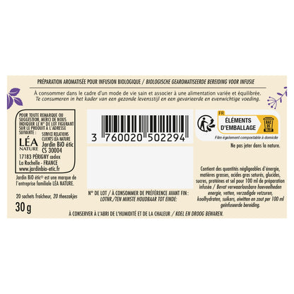 Infusion Transit Bio JARDIN BIO ETIC