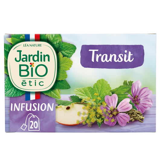 Infusion Transit Bio JARDIN BIO ETIC la boîte de 20 sachets