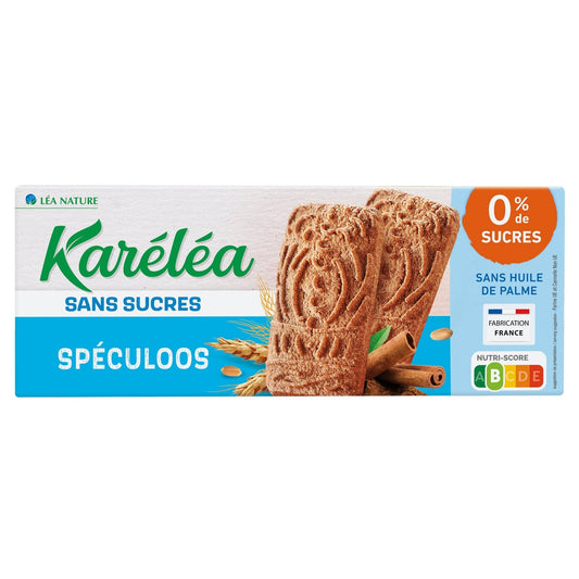 Biscuits Speculoos Sans Sucres KARELEA la boite de 250g
