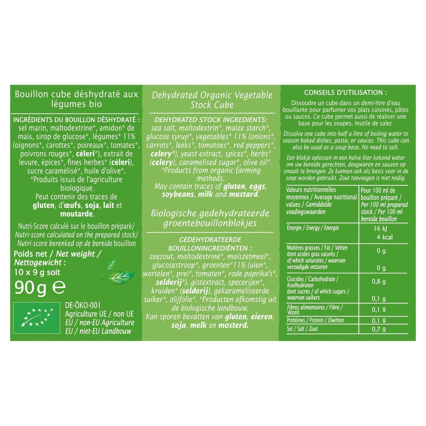 Bouillon Légumes Dégraissé Bio JARDIN BIO ETIC