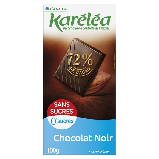 Dark Chocolate 72% Sugar Free KARELEA