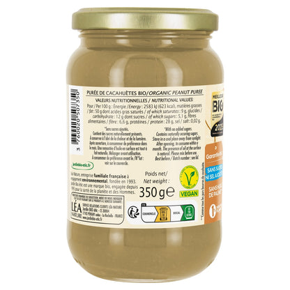 Organic Peanut Butter JARDIN BIO ETIC