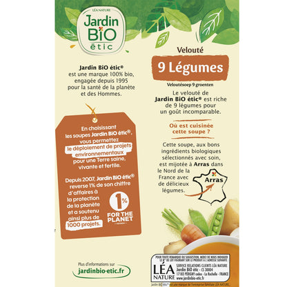 Soupe 9 Légumes Bio JARDIN BIO