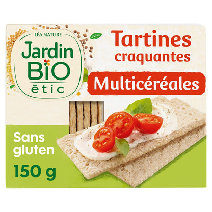 Organic Gluten-Free Multigrain Crispy Toast JARDIN BIO ETIC