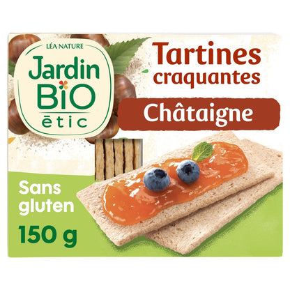 Organic Chestnut Crispy Toasts JARDIN BIO ETIC