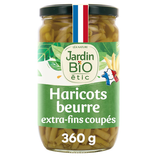Haricots Beurre Extra Fins Bio JARDIN BIO ETIC