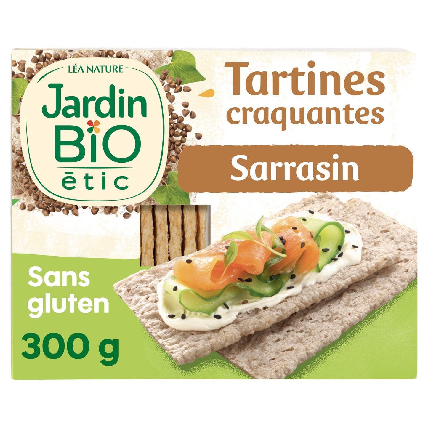 Organic Buckwheat Crispy Toasts JARDIN BIO ETIC