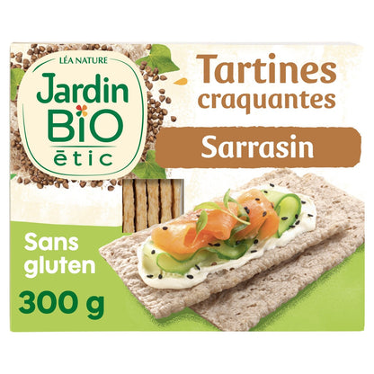 Organic Buckwheat Crispy Toasts JARDIN BIO ETIC