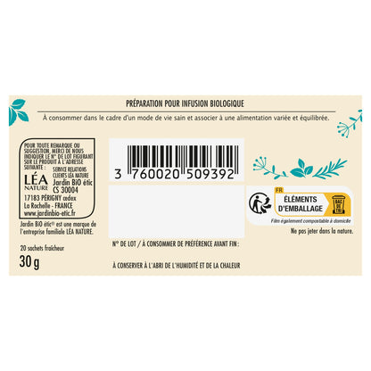 Infusion Menthe Bio JARDIN BIO ETIC