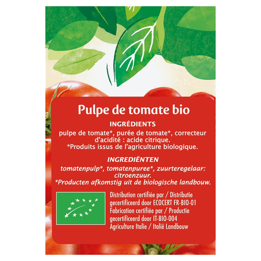 Pulpe de Tomates Bio JARDIN BIO ETIC