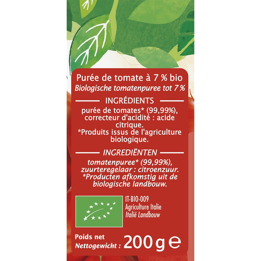 Organic Tomato Puree JARDIN BIO ETIC