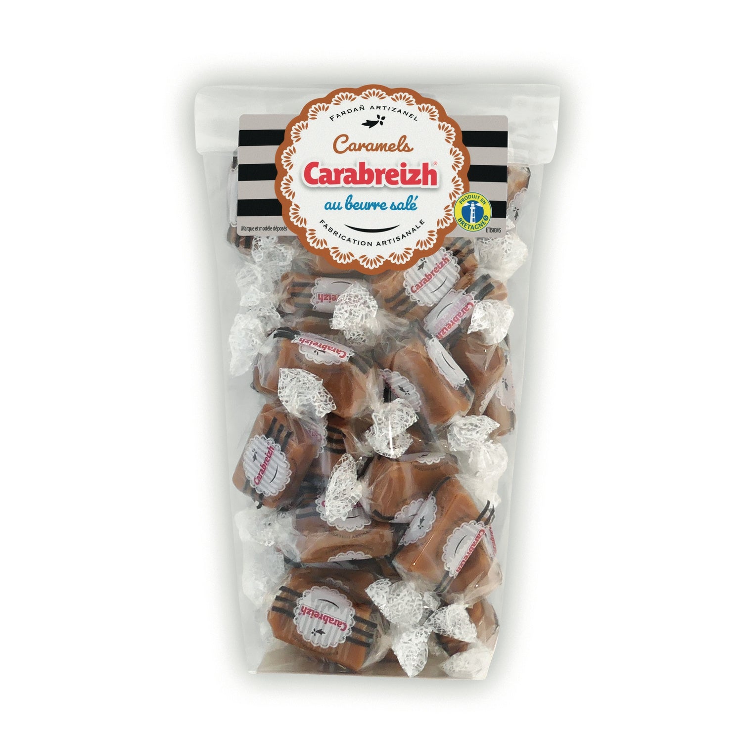 Bonbons caramels beurre salé CARABREIZH 
