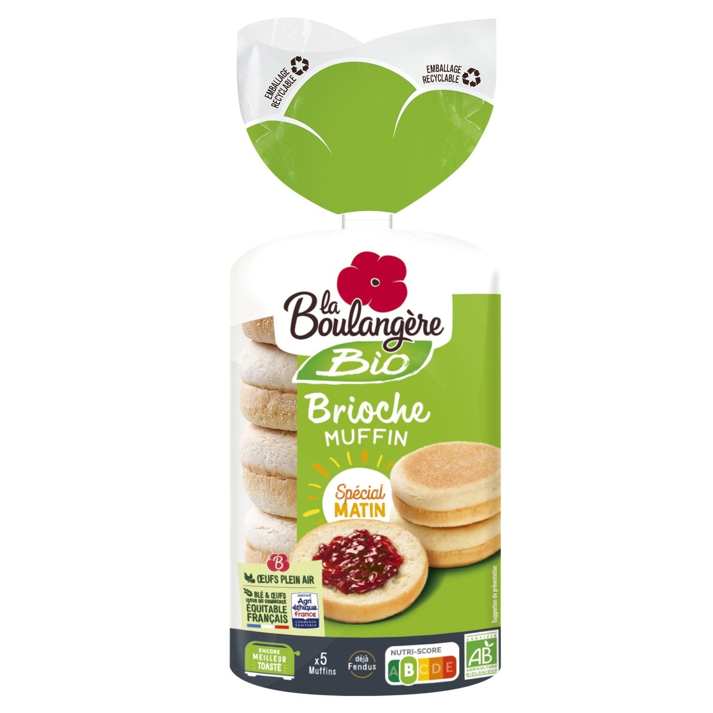 Organic Brioche Muffin LA BOULANGERE