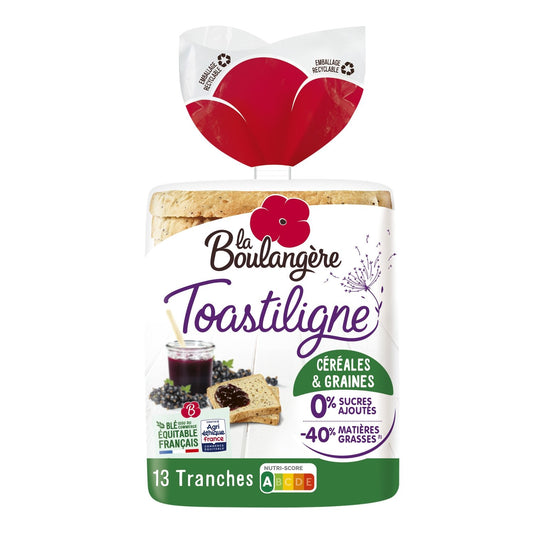 LA BOULANGERE Toastiligne Cereal Sandwich Bread