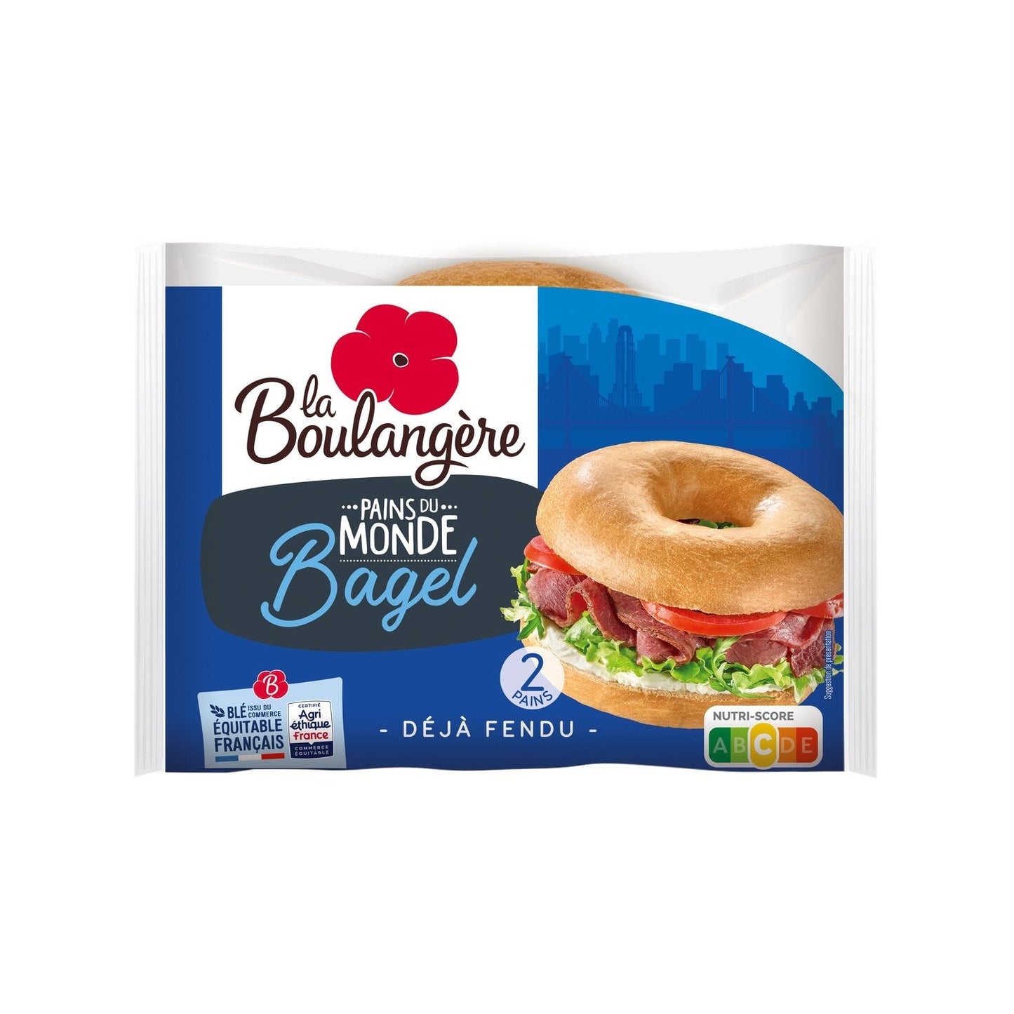 [ANTI-GASPILLAGE] Pain Bagel LA BOULANGERE - Date de durabilité minimale : 19/07/2025