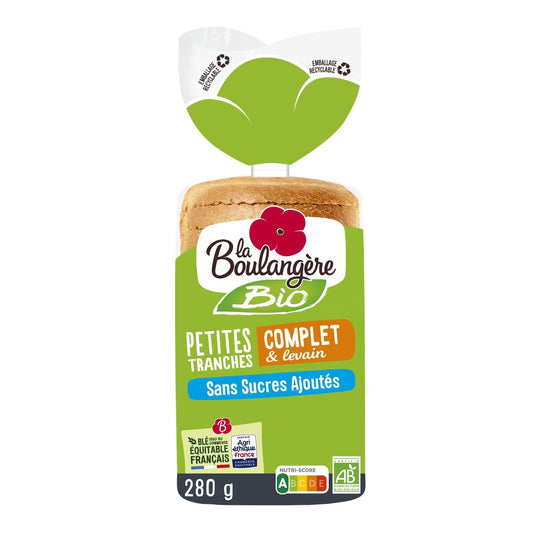 LA BOULANGERE Organic Wholemeal Sandwich Bread