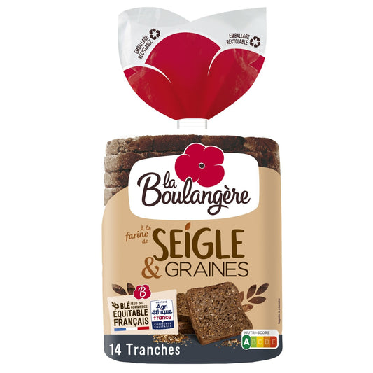 LA BOULANGERE Rye and Seed Bread