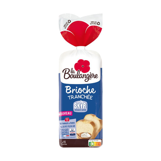 Brioche Tranchée au Skyr LA BOULANGERE le paquet de 15 tranches