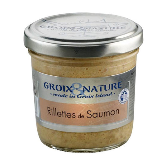 Rillette de Saumon GROIX ET NATURE le pot de 100g