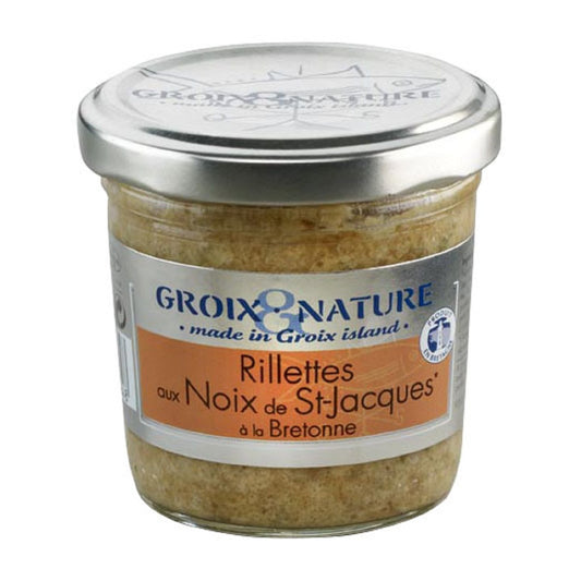 Rillettes Noix St-Jacques Bretonne GROIX ET NATURE le pot de 100 g
