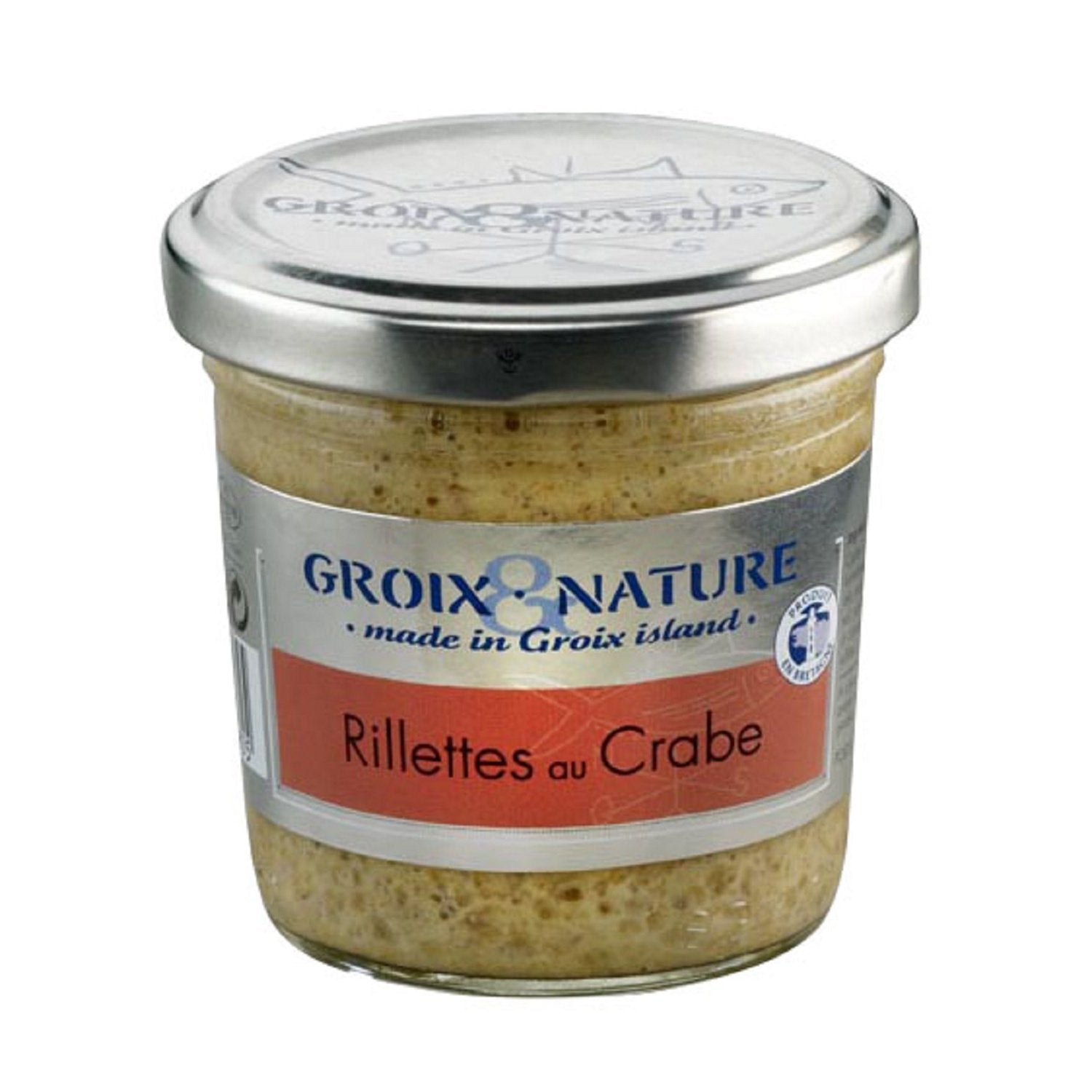 Rillettes de Crabe GROIX ET NATURE le pot de 100 g