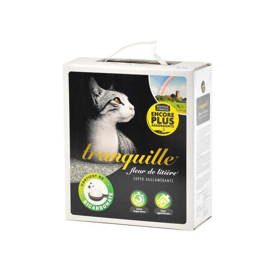 Litière Minérale Super Agglomérante Anti-Odeurs TRANQUILLE La boite de 4,5 kg