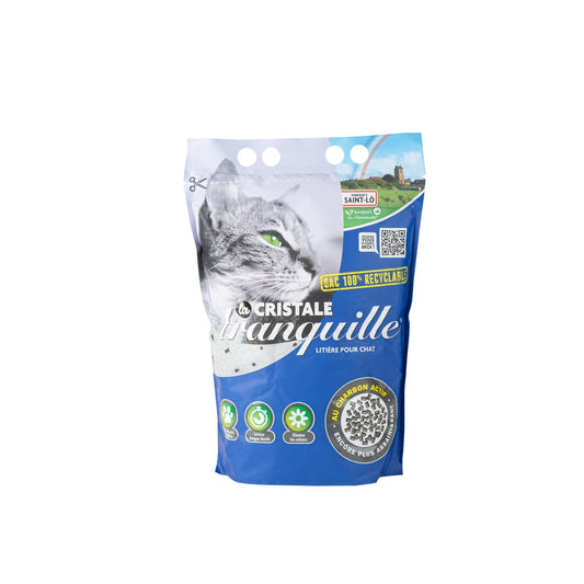 Geruchshemmendes Silica-Streu mit Aktivkohle, TRANQUIL