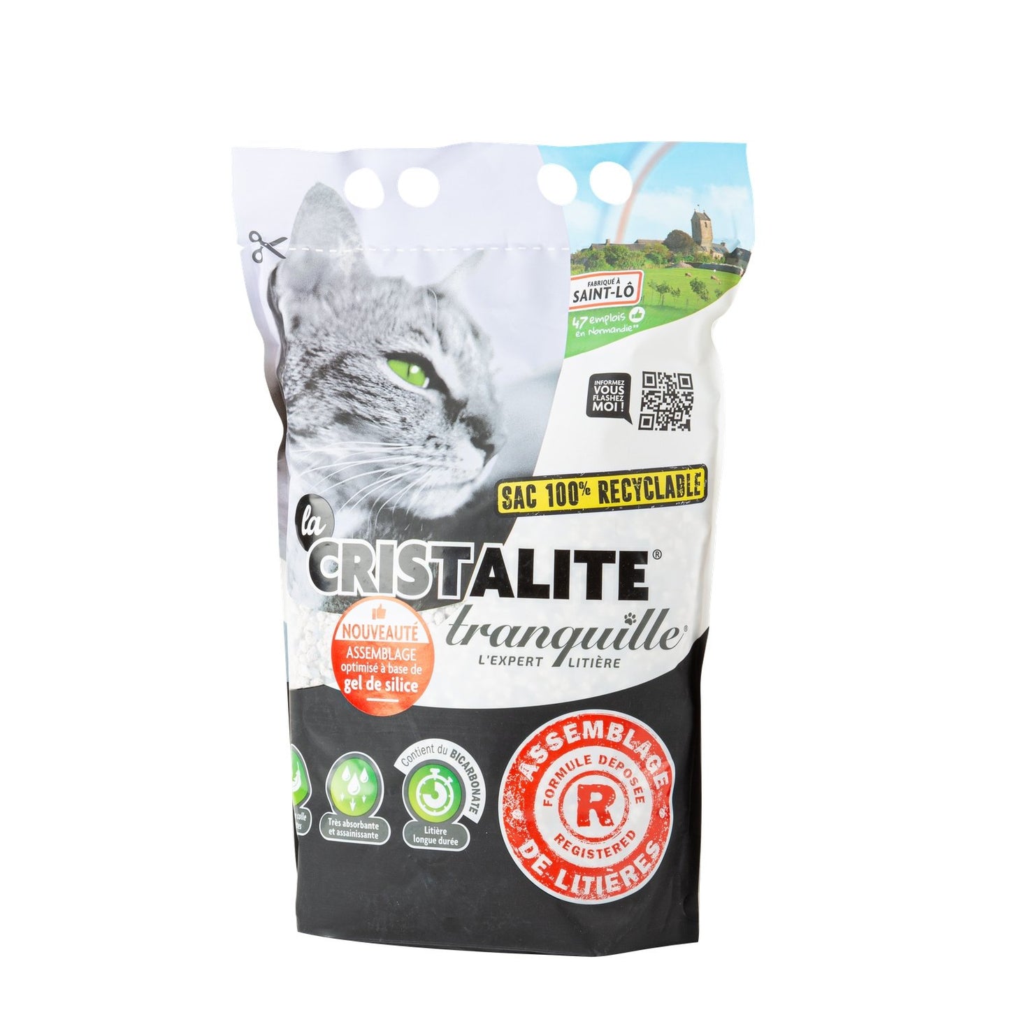 Litière Silice Anti-Odeurs TRANQUILLE