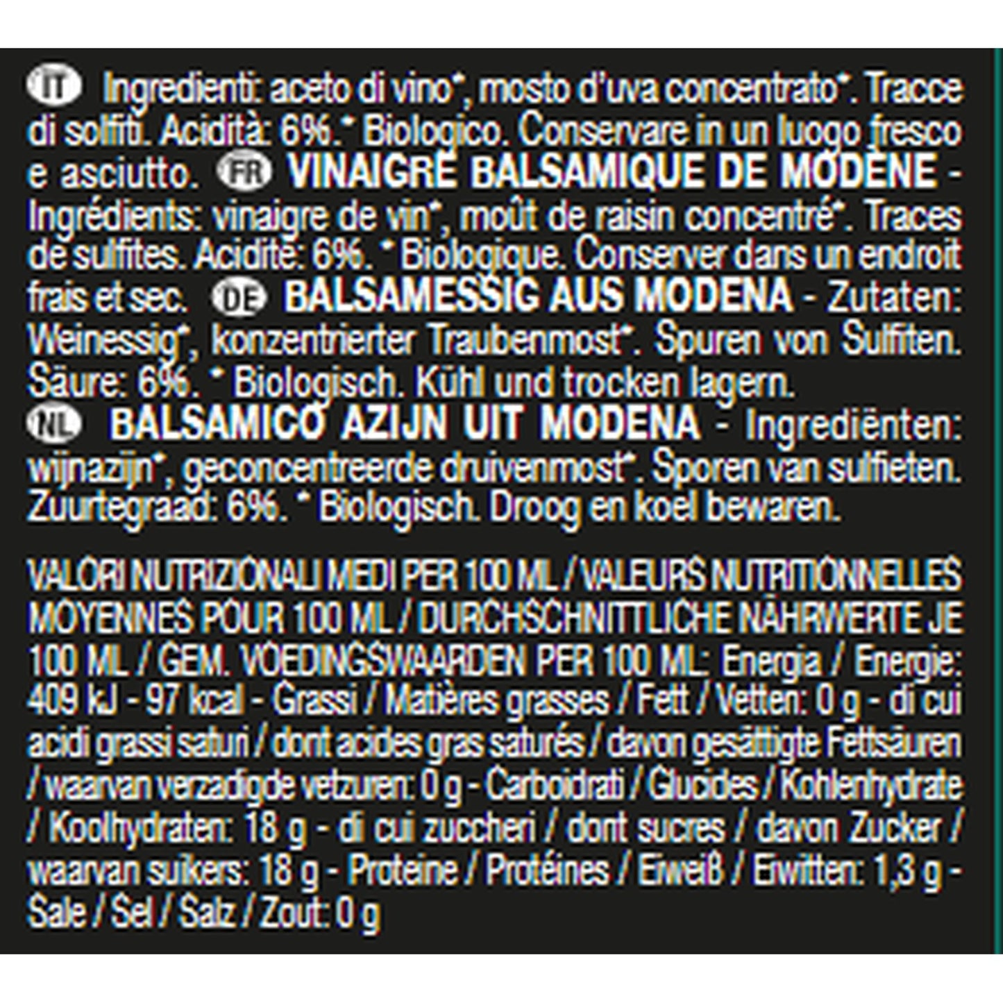 TOSCORO Organic Balsamic Vinegar