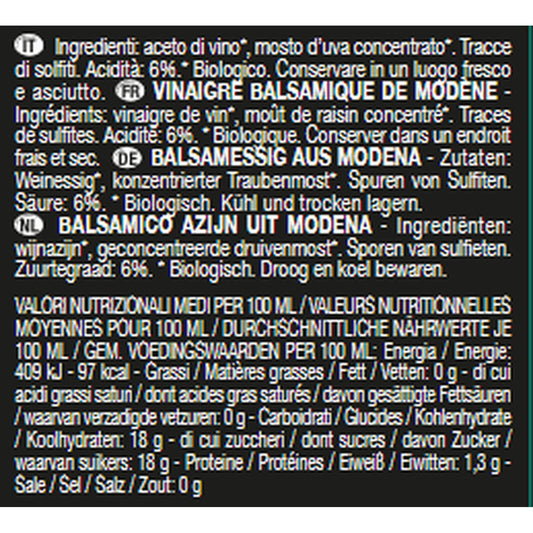 TOSCORO Organic Balsamic Vinegar