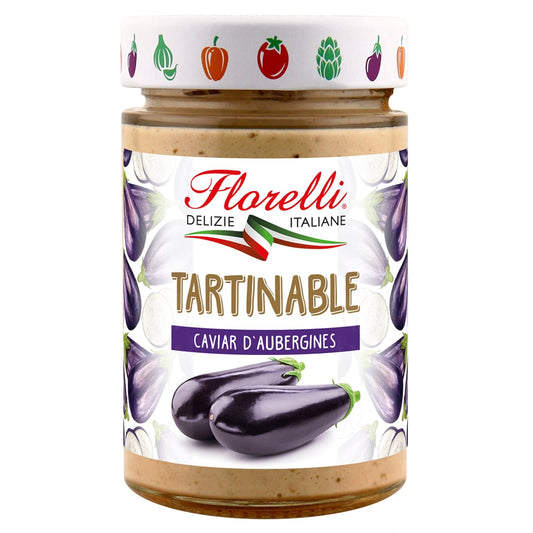 Caviar d'Aubergines à Tartiner FLORELLI le bocal de 190 g