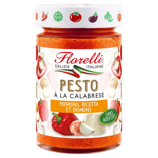 Sauce Pesto Calabrese FLORELLI le pot de 190 g
