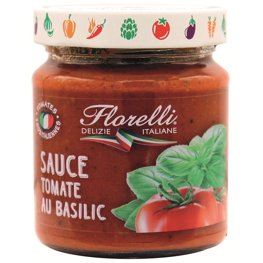 Sauce Tomate & Basilic FLORELLI le pot de 250g