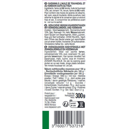 Grissini Artigianali Romarin FLORELLI