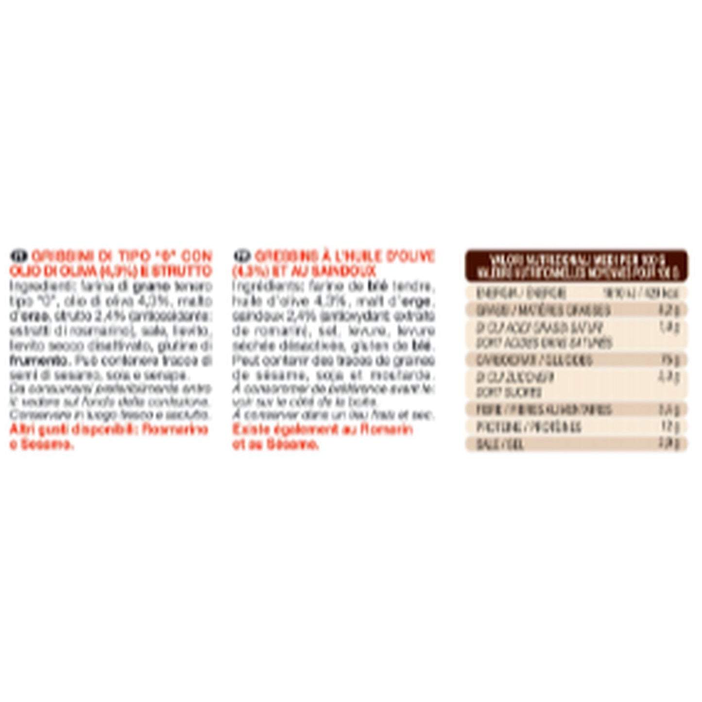 Crunchy and Light Torinese Breadsticks FLORELLI