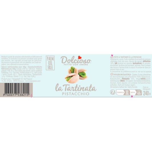 DOLCIOSO Pistachio Spread