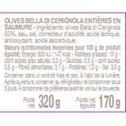 FLORELLI Italian Whole Green Olives