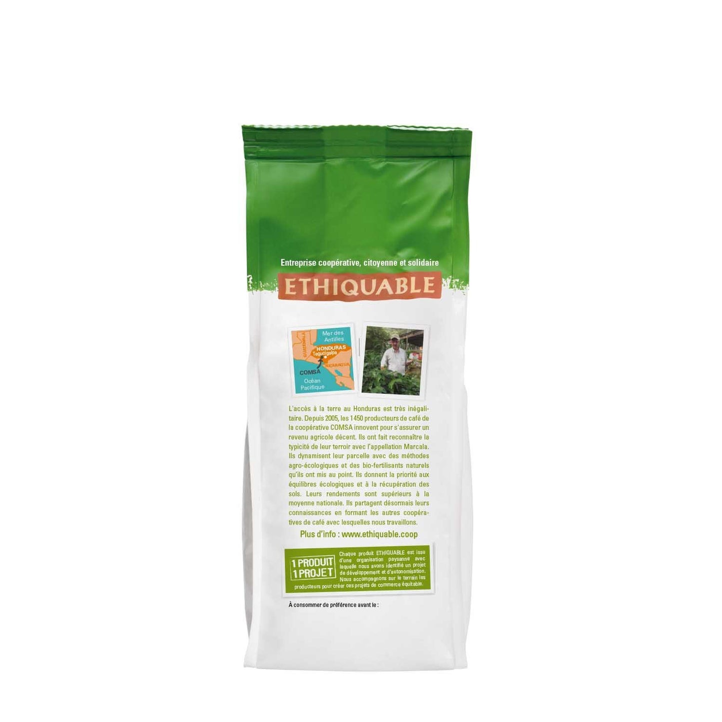 Pure Ground Coffee Arabica Honduras Organic ETHIQUABLE