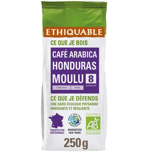 Pure Ground Coffee Arabica Honduras Organic ETHIQUABLE