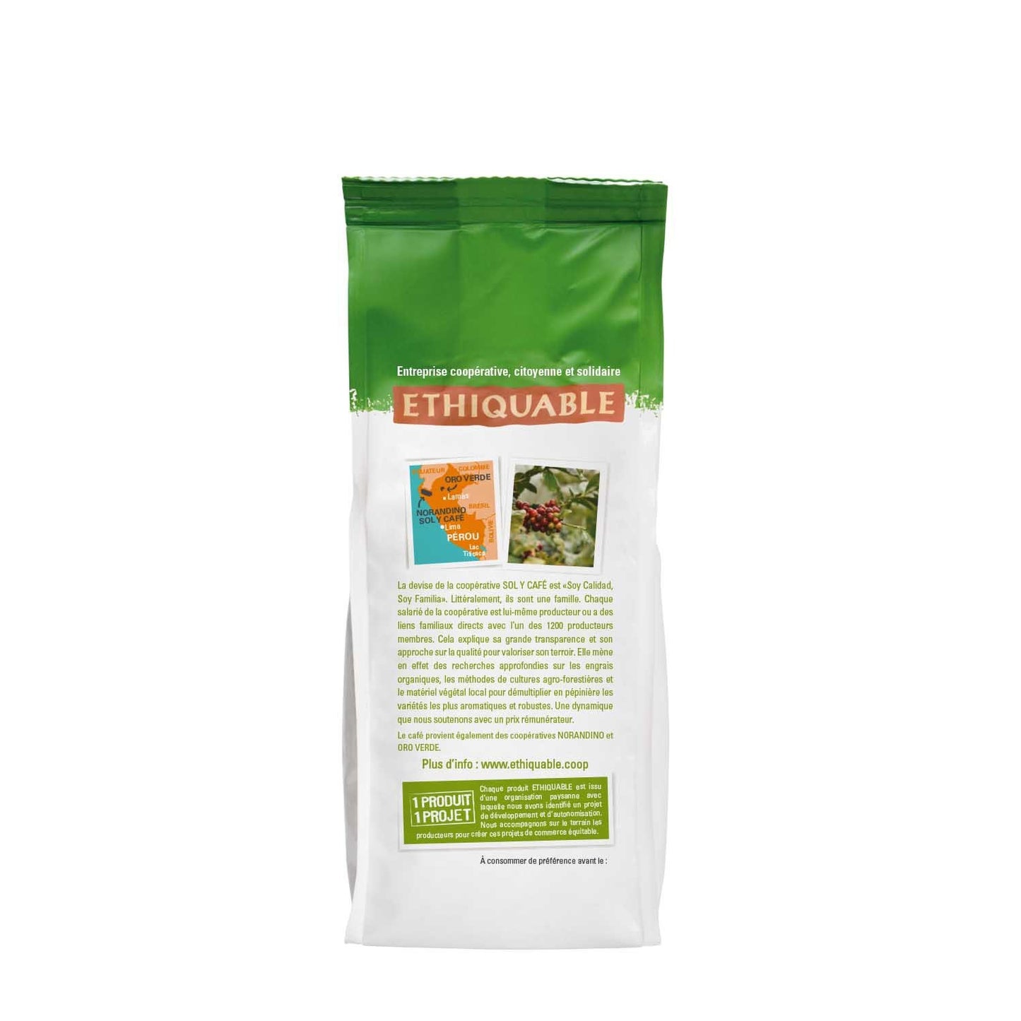 Pure Ground Coffee Arabica Peru Organic ETHIQUABLE