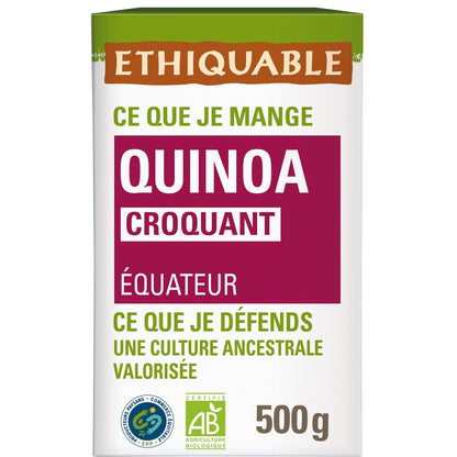Quinoa Croquant Bio Equateur ETHIQUABLE