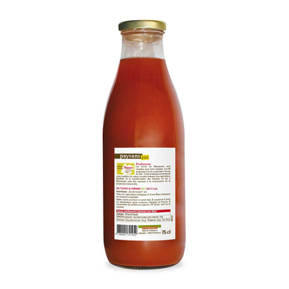 100% Pure Organic Marmande Tomato Juice from Local Farmers