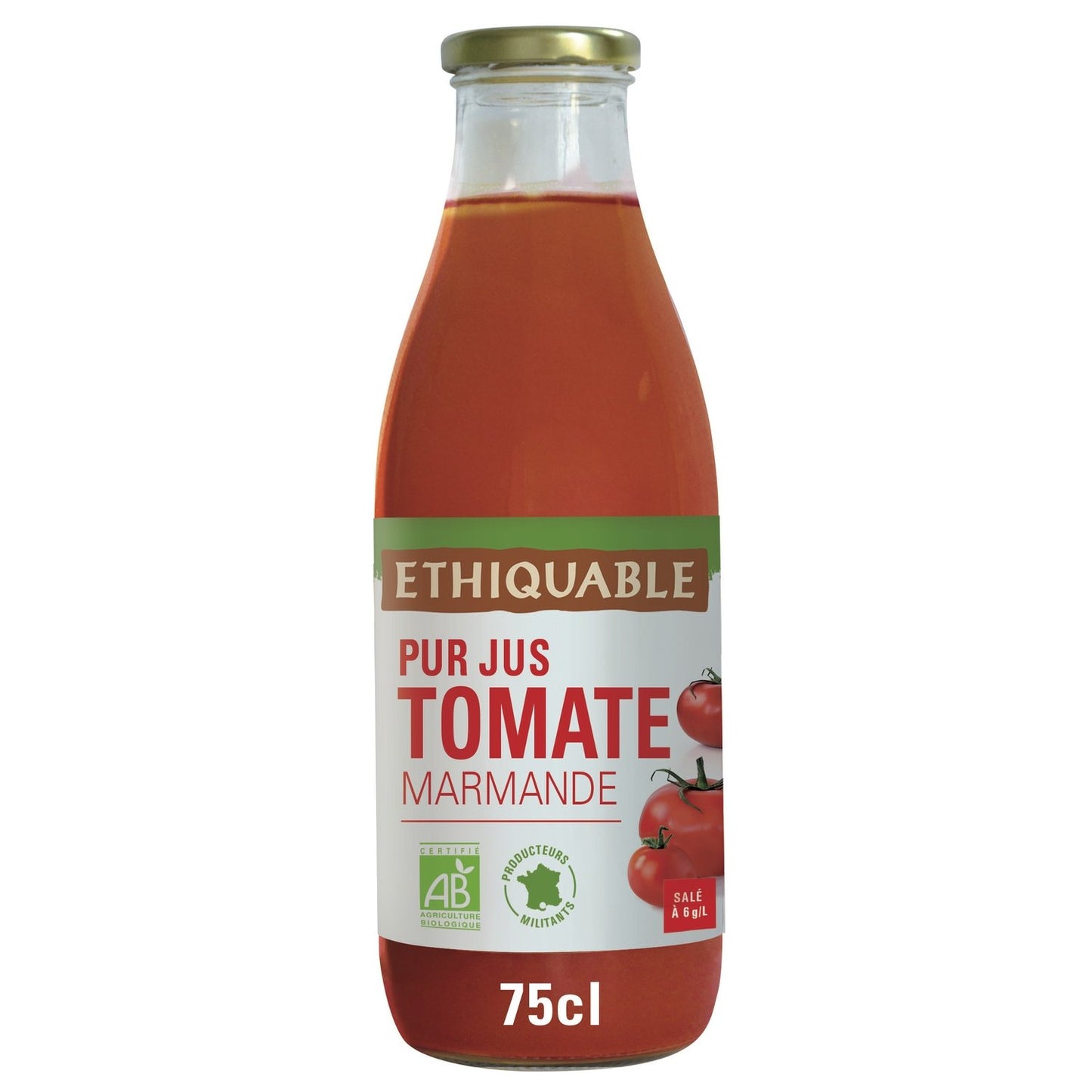 100% Pure Organic Marmande Tomato Juice from Local Farmers