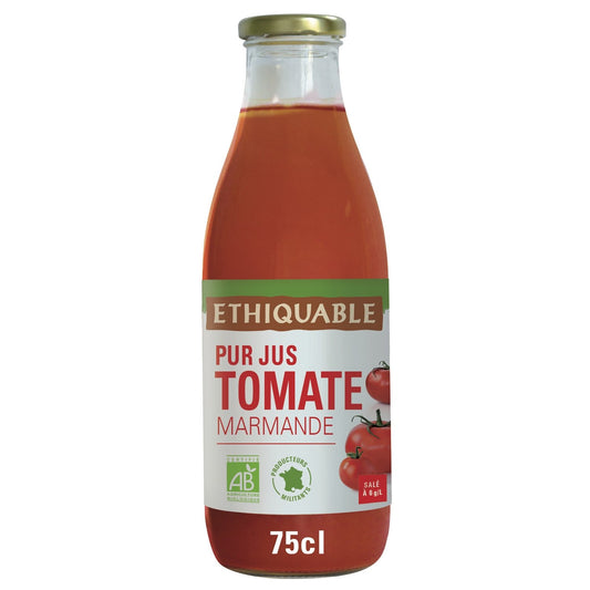 100% Pure Organic Marmande Tomato Juice from Local Farmers